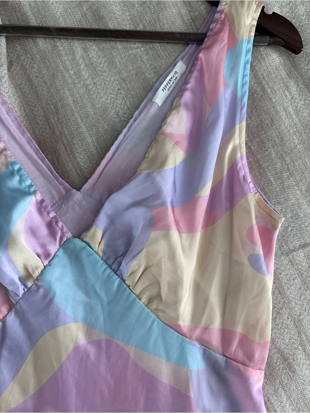 Peppermayo Pastel Swirl Mini Dress - Multicolor - Picture 3 of 5